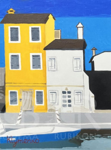 Žlutý dům, Ostrov Burano, Itálie