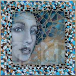 Dívka uvnitř obrazu