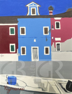 Modrý dům, Ostrov Burano, Itálie