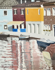 Živá voda, Ostrov Burano, Itálie