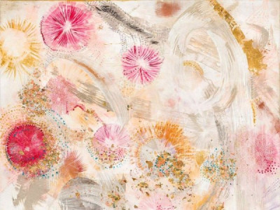 Hedvábný šátek Rose dream