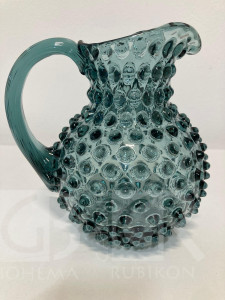 Malý Hobnail Džbán Misty Blue